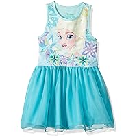 Disney Girls' Toddler Frozen Elsa Ruffle Dress