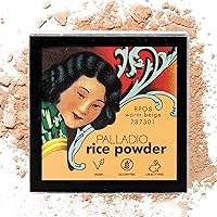 Rice Powder, Warm Beige, Loose Setting Powder, Absorbs Oil, Leaves Face Looking and Feeling Smooth, Helps Makeup Last Longer For a Flawless, Fresh Look