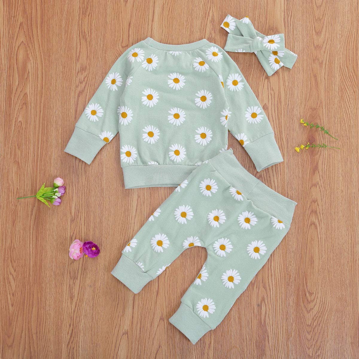 Newborn Infant Baby Girl Clothes Set Long Sleeve Sweatshirts Tops Pants Outfits Clothing Gifts 3 6 9 12 18 24 Months