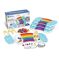 Learning Resources Rainbow Sorting Set Classroom Edition, 144 Pieces, Ages 3+, Fine Motor Skills, Teacher Supplies, School Supplies, Educational Toys