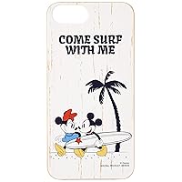 Surf Mickey SM19SS-IP04 iPhone 8 Plus Case, Come SURF with ME, Natur