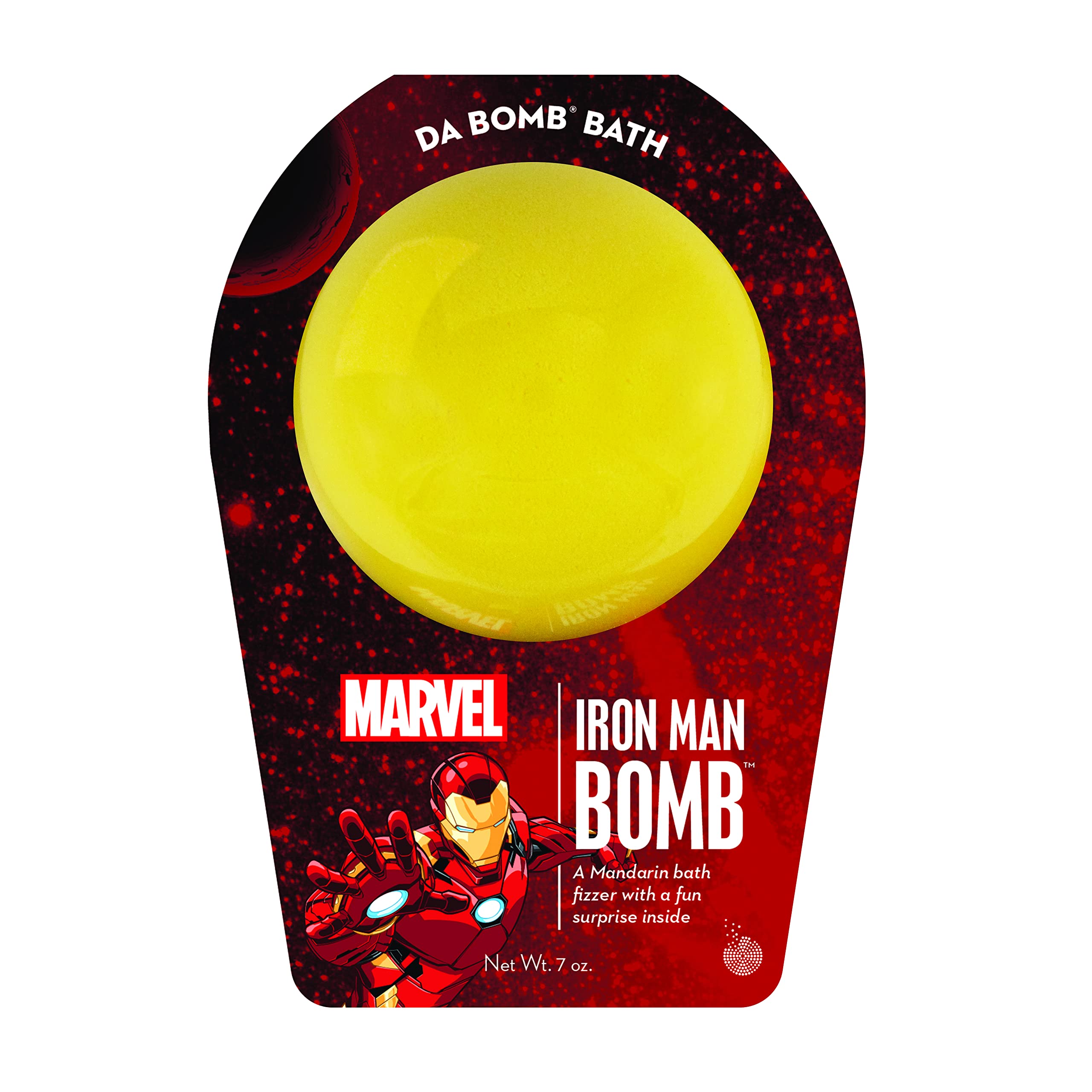 DA BOMB Iron Man Bomb Bath Bomb, 7oz