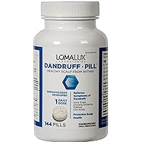 Dandruff Pill - All Natural Scalp & Itch Clearing Minerals Taken Orally - Dermatologist Developed - Clears Dandruff, Oily Scalp, Itchy Scalp, Dry Scalp - No Harsh Chemicals To Irritate Scalp