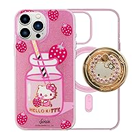 Sonix x Sanrio Case + Magnetic Ring (Sanrio, Pink) for MagSafe iPhone 15 Pro Max | Hello Kitty Strawberry Milk