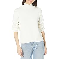 Amazon Essentials Women's Cotton Funnel-Neck Sweater (Available in Plus Size)