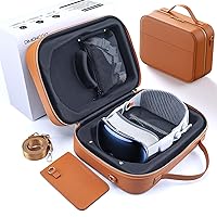 DIMONCOAT Dual-Use Portable Hard Carrying Case/Shoulder bag for Apple Vision Pro/Meta Oculus Quest 2/Quest 3,【10X Military Protection】 Storage Home case with power supply Suitable for Travel Storage