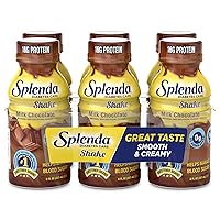 SPLENDA Diabetes Care Shakes - Meal Replacement Shake, 8 Fluid Ounces Per Bottle (Milk Chocolate, 6 Pack)