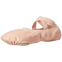 Girl's Pro Elastic Canvas Split-Sole Ballet Shoe