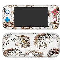 Officially Licensed Cat Coquillette Hedgehogs Art Mix Vinyl Sticker Gaming Skin Decal Cover Compatible with Nintendo Switch Lite
