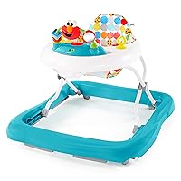 Bright Starts Sesame Street I Spot Elmo! Baby Activity Center & Walker - Easy-Fold Frame and 30+ Songs and Sounds by Elmo and Friends, 6-12 Months
