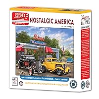 The Jigsaw Puzzle Factory | 550 Piece Jigsaw Puzzle | Nostalgic America: American Diner |24