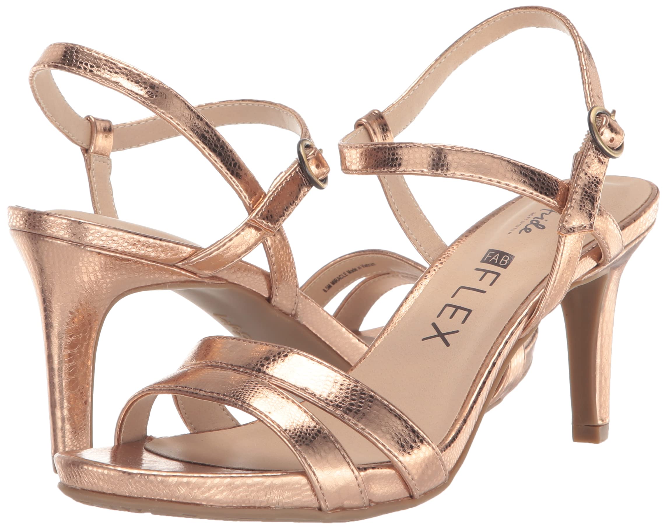 LifeStride Women's Miracle Strappy Heeled Sandal