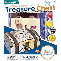Craft Set - Treasure Chest Classic Wood Paint Kit