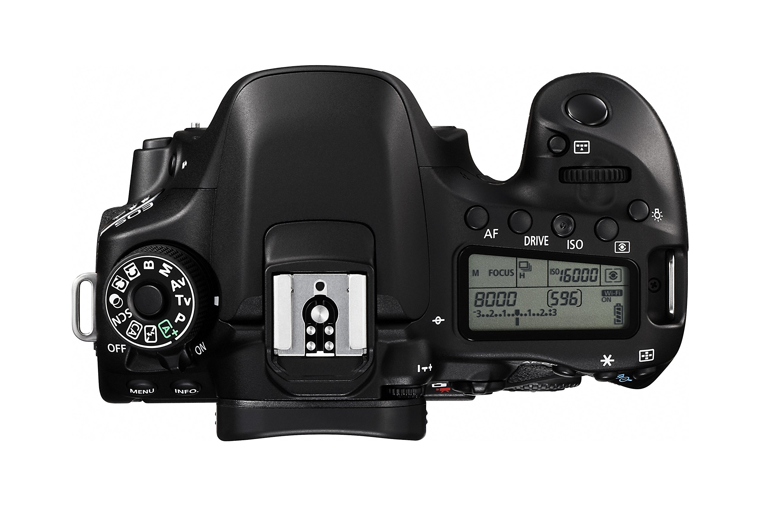Canon Digital SLR Camera Body [EOS 80D] with 24.2 Megapixel (APS-C) CMOS Sensor and Dual Pixel CMOS AF - Black