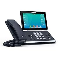 Yealink T57W IP Phone, 16 VoIP Accounts. 7-Inch Adjustable Color Touch Screen. USB 2.0, 802.11ac Wi-Fi, Dual-Port Gigabit Ethernet, 802.3af PoE, Power Adapter Not Included (SIP-T57W)