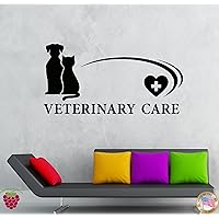 Wall Stickers Vinyl Decor Veterinary Care Pets Animals Hospital (z1945)