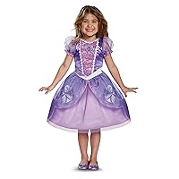 Disney Junior Sofia the First Next Chapter Classic Girls' Costume Purple/Toddler, M (3T-4T)