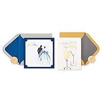 Papyrus Wedding Cards, Congratulations Toast (2-Count)