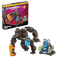 Mega Godzilla x Kong: The New Empire Building Set, Kong Action Figure with 541 Pieces and Accessories, Build & Display Toy for Adult Collectors