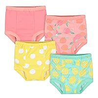 Gerber Baby-Girls Infant Toddler 4 Pack Potty Training Pants Underwear