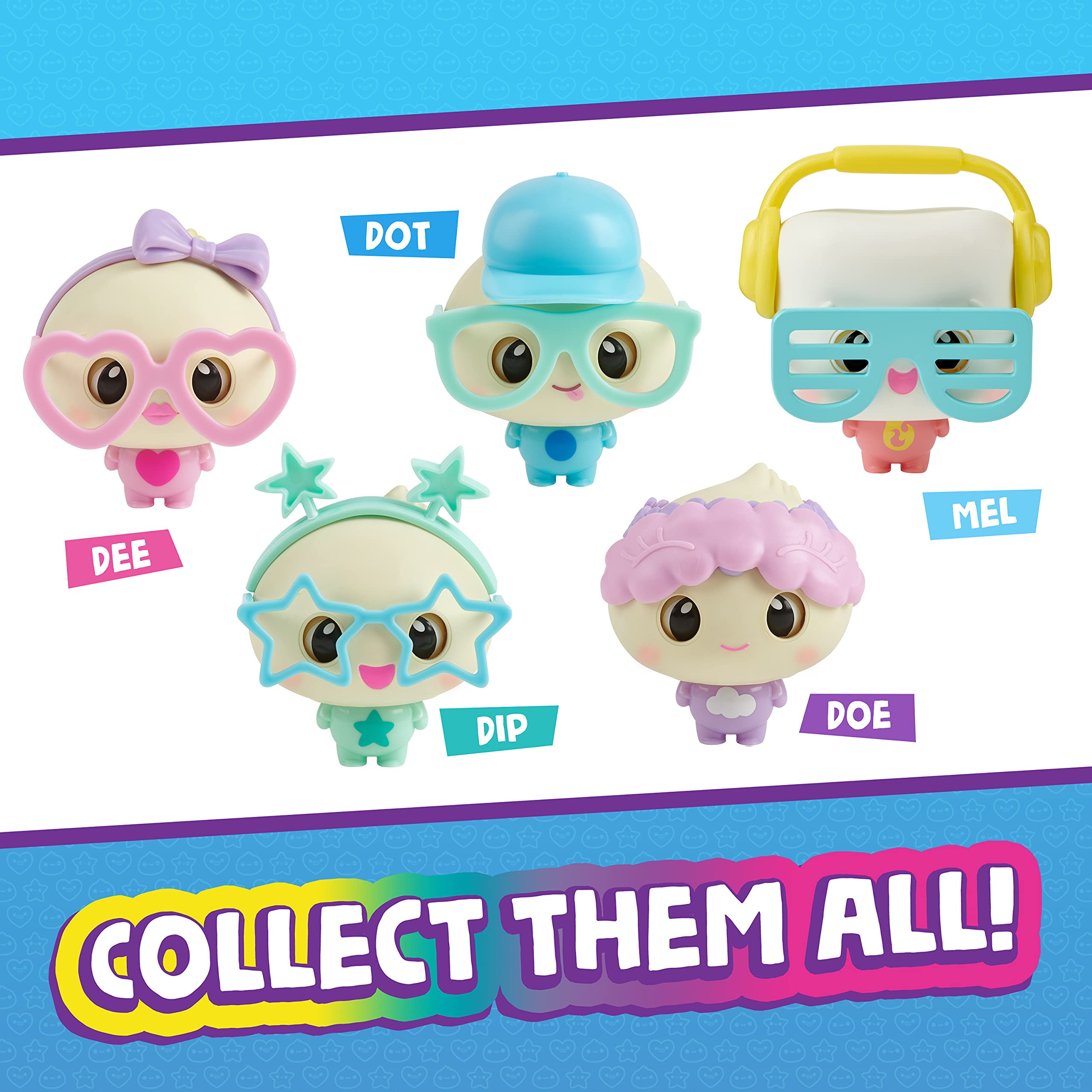 My Squishy Little Marshmallow – Interactive Doll Collectible with Accessories – Mel (White)