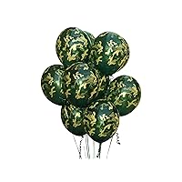 Camo Balloons. Army Party Decorations - Military Going Away Party, Or Welcome Home Celebration - Retirement, Camping Themed Birthday, or Hunting Party (Camo, 24, Balloons)