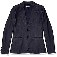 Emporio Armani Women's Denim Two Button Jacket