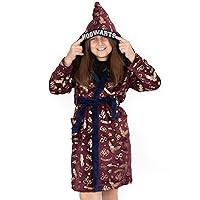 Harry Potter Dressing Gown Kids Red OR Blue Options Pyjama Robe
