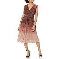 Dress the Population Women's Ellery Fit and Flare Midi Dress