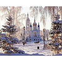 Wooden Jigsaw Puzzle 6000 Pieces-Snow Castle-Puzzle for Adults and Teenagers, Best Challenging Difficulty Puzzle