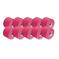 3BTPIN10 Pink Cotton Rayon Fiber Kinesiology Tape, 16' Length, 2