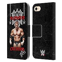 Head Case Designs Officially Licensed WWE Destroyer & Creator Triple H Leather Book Wallet Case Cover Compatible with Apple iPhone 7/8 / SE 2020 & 2022