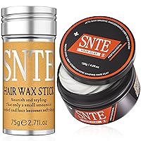 Samnyte Hair Wax Stick - Hair Clay Hair Wax - 4.2oz Strong Hold Hair Clay for Men - Natural Botanical Hair Paste for Men for Textured, Messy and Relaxed Multiple Hairstyles