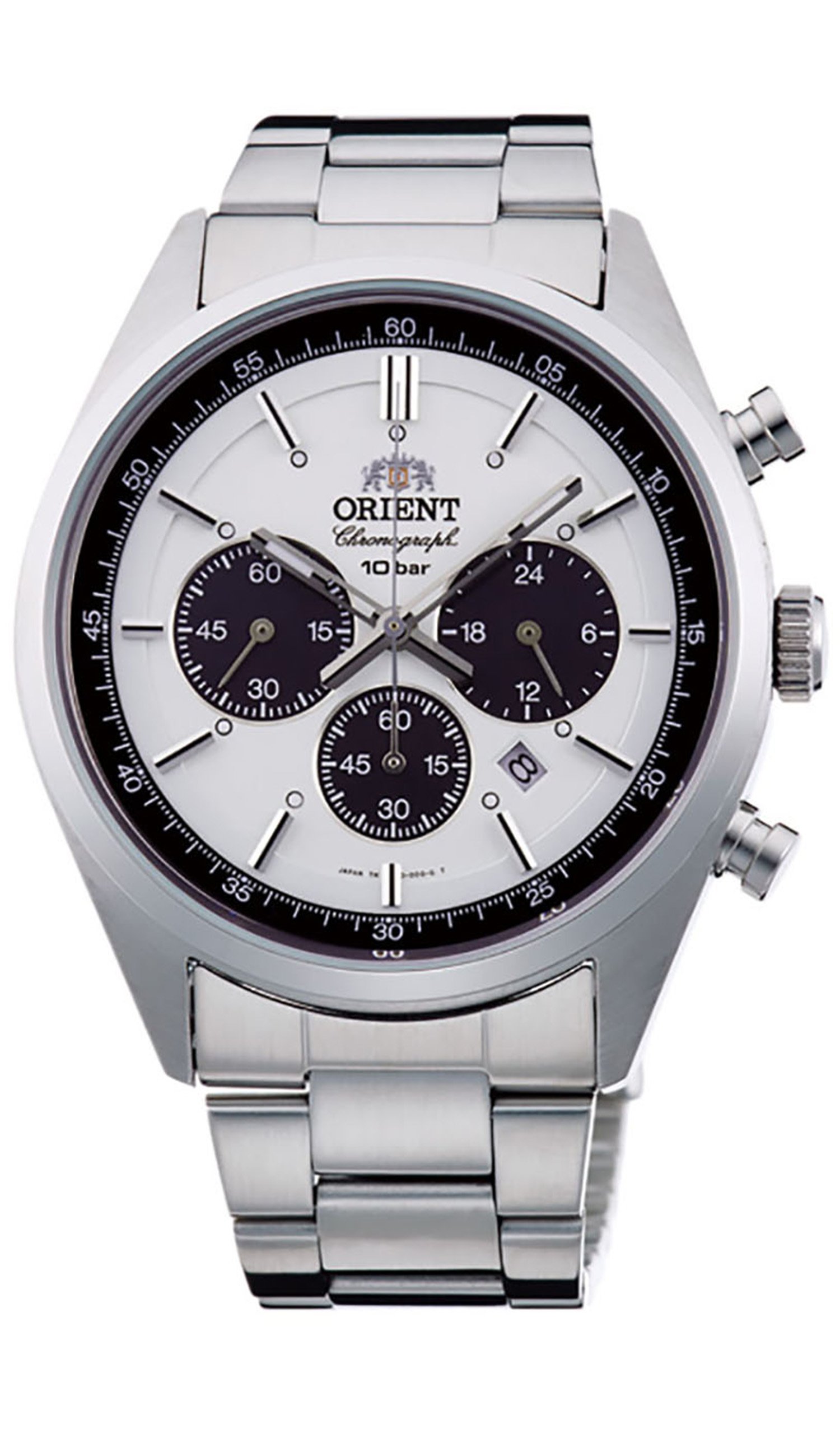 Orient Neo 70's Neo 70's Solar Panda Sporty Watch, Dark Gray