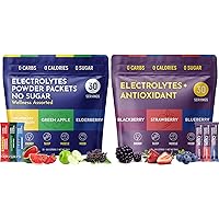 Keto Vitals Wellness & Berry Assorted 2 Pack Bundle Electrolytes Powder Bundle Packets - Enhanced Energy, Immunity, Sleep Support - Berry Antioxidant & Wellness Variety Pack - Zero Sugar, Zero Carb,