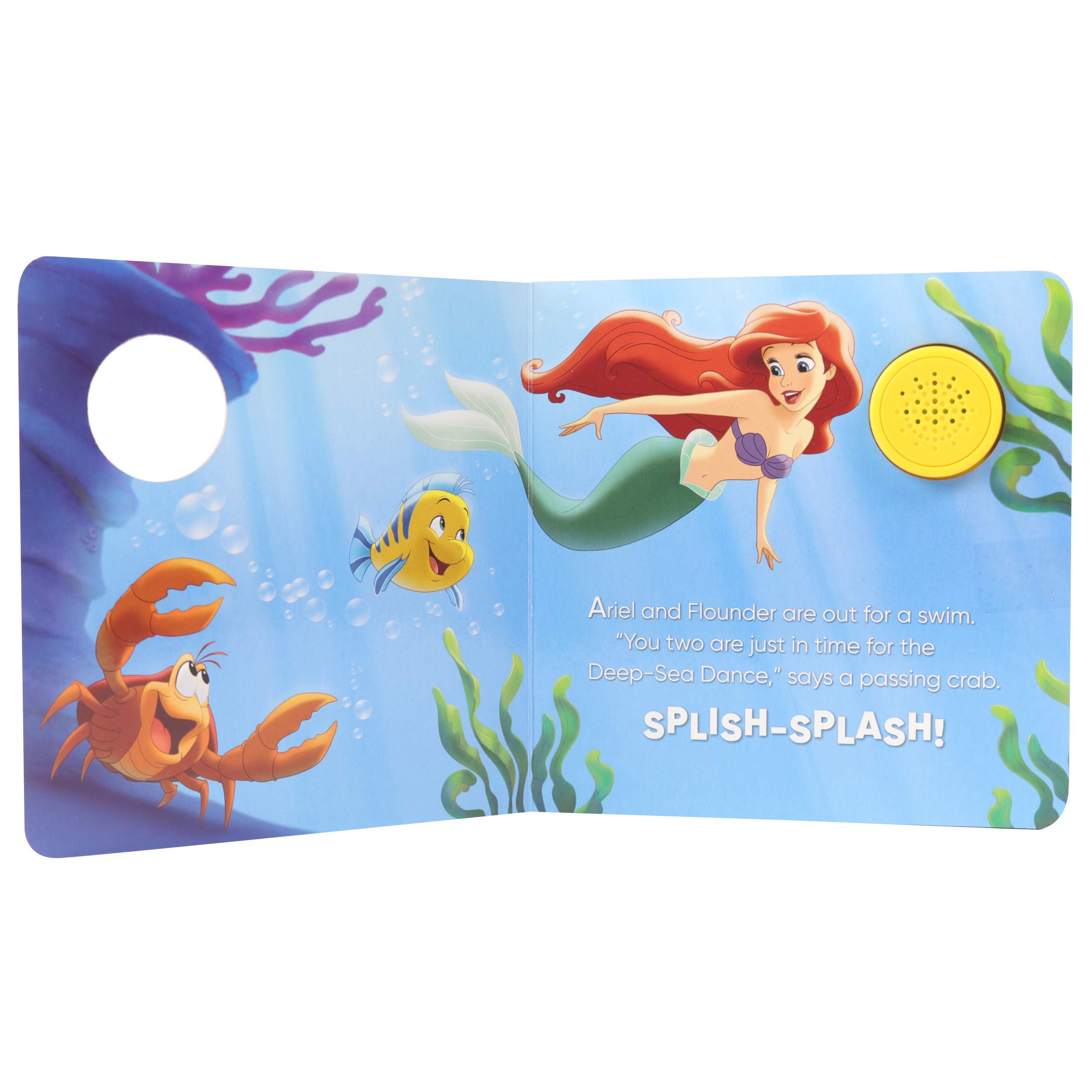 Disney Princess Little Mermaid Ariel - Flounder's First Dance! Sound Book - PI Kids (Play-A-Sound)