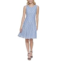 Tommy Hilfiger Women's Sleeveless Dress - Fit and Flare for Women to Wear as a Party Dress