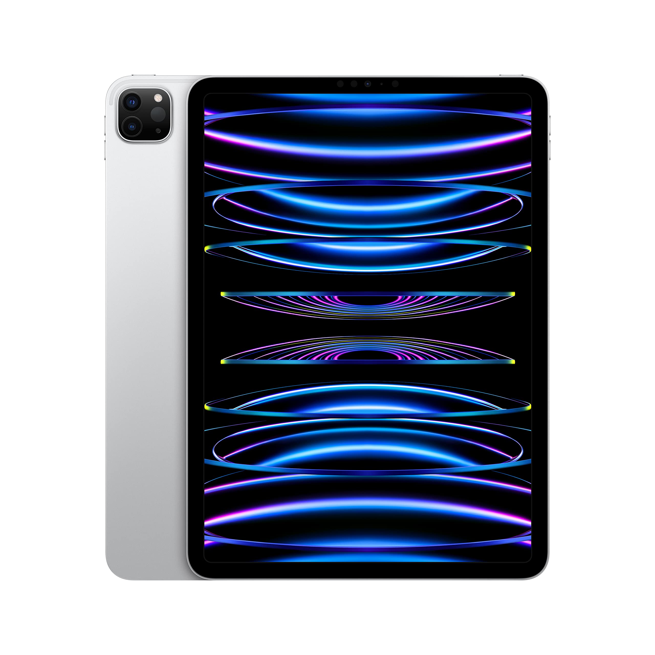 Apple iPad Pro 11-inch (4th Generation): with M2 chip, Liquid Retina Display, 512GB, Wi-Fi 6E, 12MP front/12MP and 10MP Back Cameras, Face ID, All-Day Battery Life – Silver