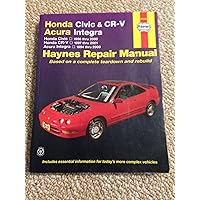 Honda Civic 1996-2000, Honda CR-V 1997-2000 & Acura Integra 1994-2000 (Haynes Automotive Repair Manual) Honda Civic 1996-2000, Honda CR-V 1997-2000 & Acura Integra 1994-2000 (Haynes Automotive Repair Manual) Paperback