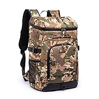 Laripwit 54/40 Cans Backpack Cooler Insulated Leak-Proof Large Cooler Backpack Double Deck Lunch Backpack for Men Women - Perfect Soft Cooler Bag for Tactical, Camping, Picnic, Beach, Hiking