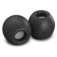 Comply Comfort Plus Tsx-400 Memory Foam Earphone Tips, Noise Reducing Replacement Earbud Tips, Secure Fit (Medium, 3 Pair), Black (29-40111-11)