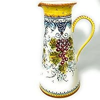 Italian Ceramic Art Pottery Vase Jar Vessel Pitcher Hand Painted Made in ITALY Tuscan Florence