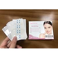 Face Tape Lifting Invisible, Face Lift Tape Invisible, Neck Facelift Tape for Face Invisible, Face Wrinkle Patches Facial Lifting Tape Instant Stickers for Double Chin Jowl Use Before Makeup 152PCS