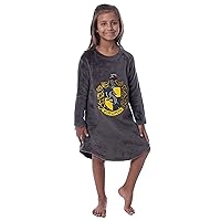 Harry Potter Girls' Hogwarts Crest Raglan Pajama Nightgown-All Houses