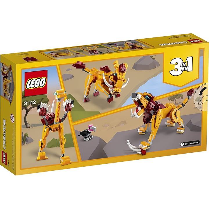 Mua LEGO Creator 3in1 Wild Lion 31112 3in1 Toy Building Kit Featuring Animal  Toys for Kids, New 2021 (224 Pieces) trên Amazon Mỹ chính hãng 2023 | Fado