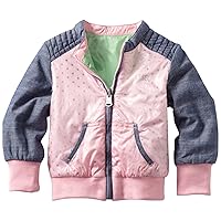 Diesel Baby Girls' Jyeab Reversible Metallic Star Zip Jacket