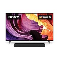 Sony 55 Inch 4K Ultra HD TV X80K Series: LED Smart Google TV with Dolby Vision HDR KD55X80K- 2022 ModelwithSony HT-A3000
