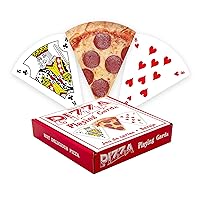 Pizza Playing Cards - Pizza Shaped Deck of Cards to Play Your Favorite Card Games