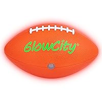 Glow in The Dark Football - Light Up LED Ball - Perfect for Evening Play, Camping, and Beach Fun!