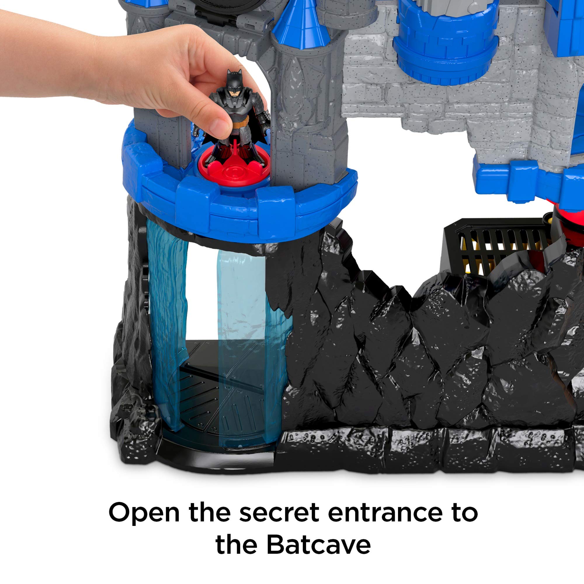 Imaginext DC Super Friends Batman Toy, Wayne Manor Batcave Playset with Batman Figure & Accessories (Amazon Exclusive)